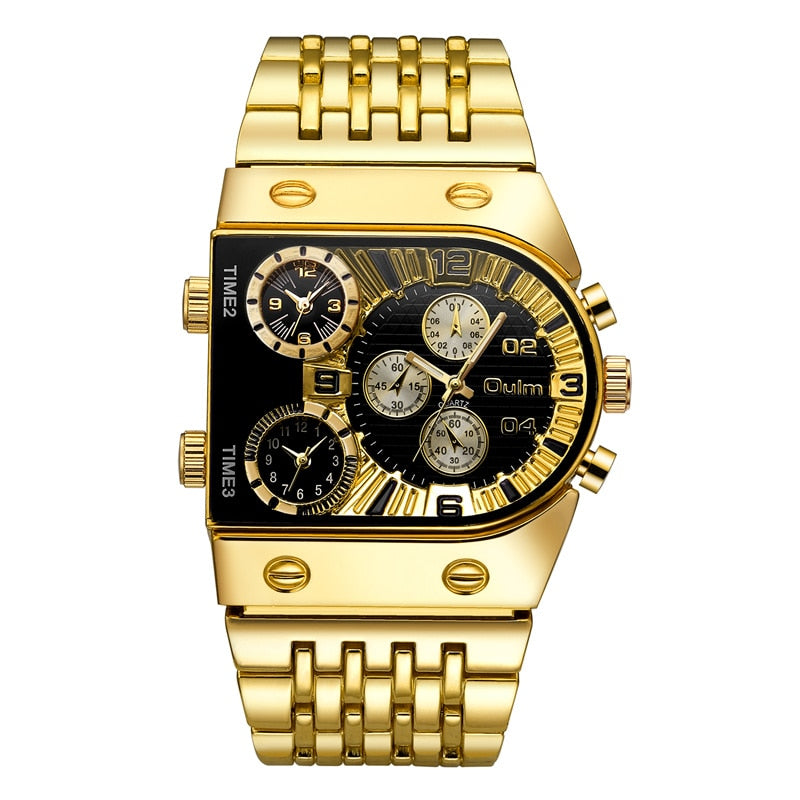 Relógio Masculino - Luxury Gold