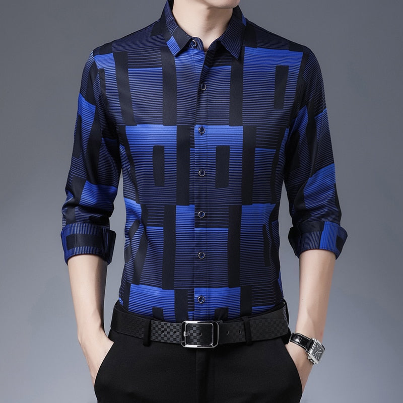 Camisa Valentim Masculina Social MV439