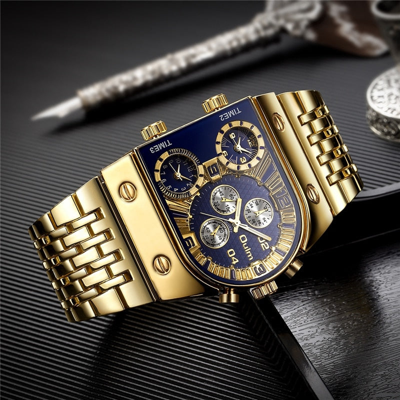 Relógio Masculino - Luxury Gold