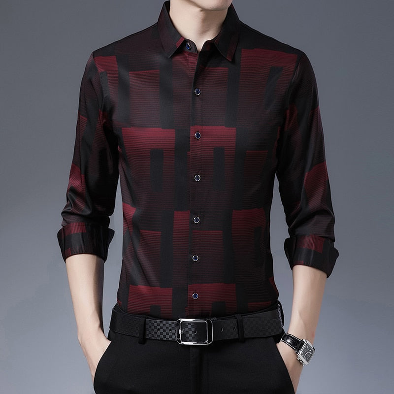 Camisa Valentim Masculina Social MV439