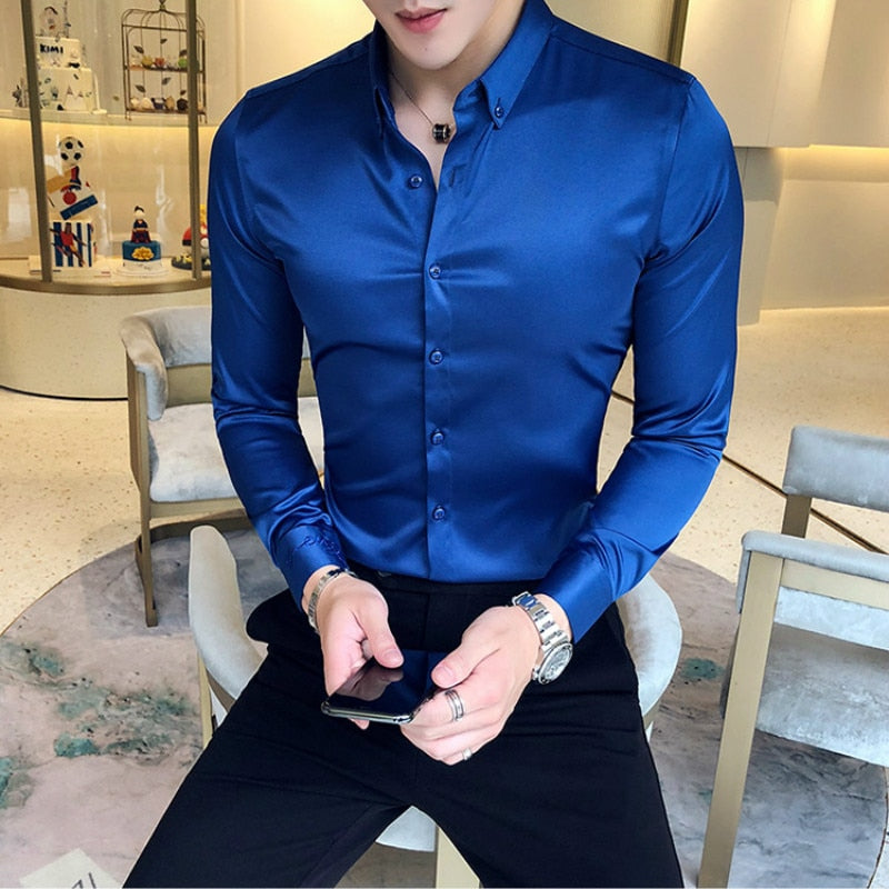 Camisa Valentim Masculina Social MV421